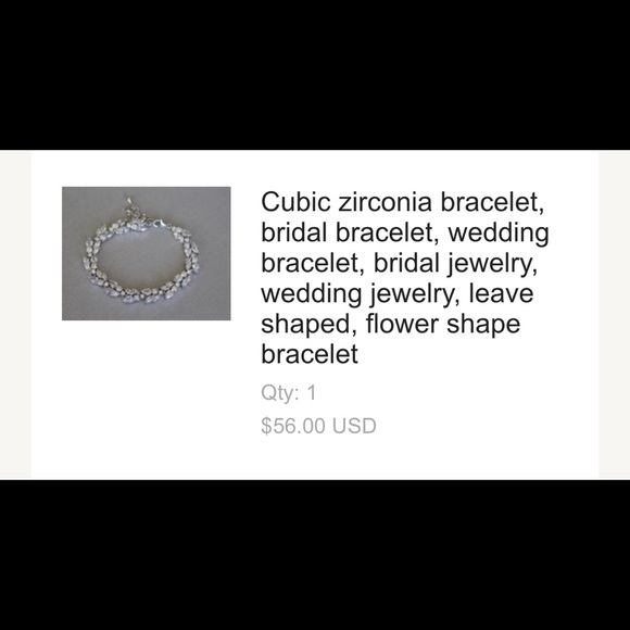 Beautiful Bridal Bracelet - Picture 3 of 3